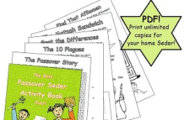 Printable book - The Best Passover Seder Activity Book Ever